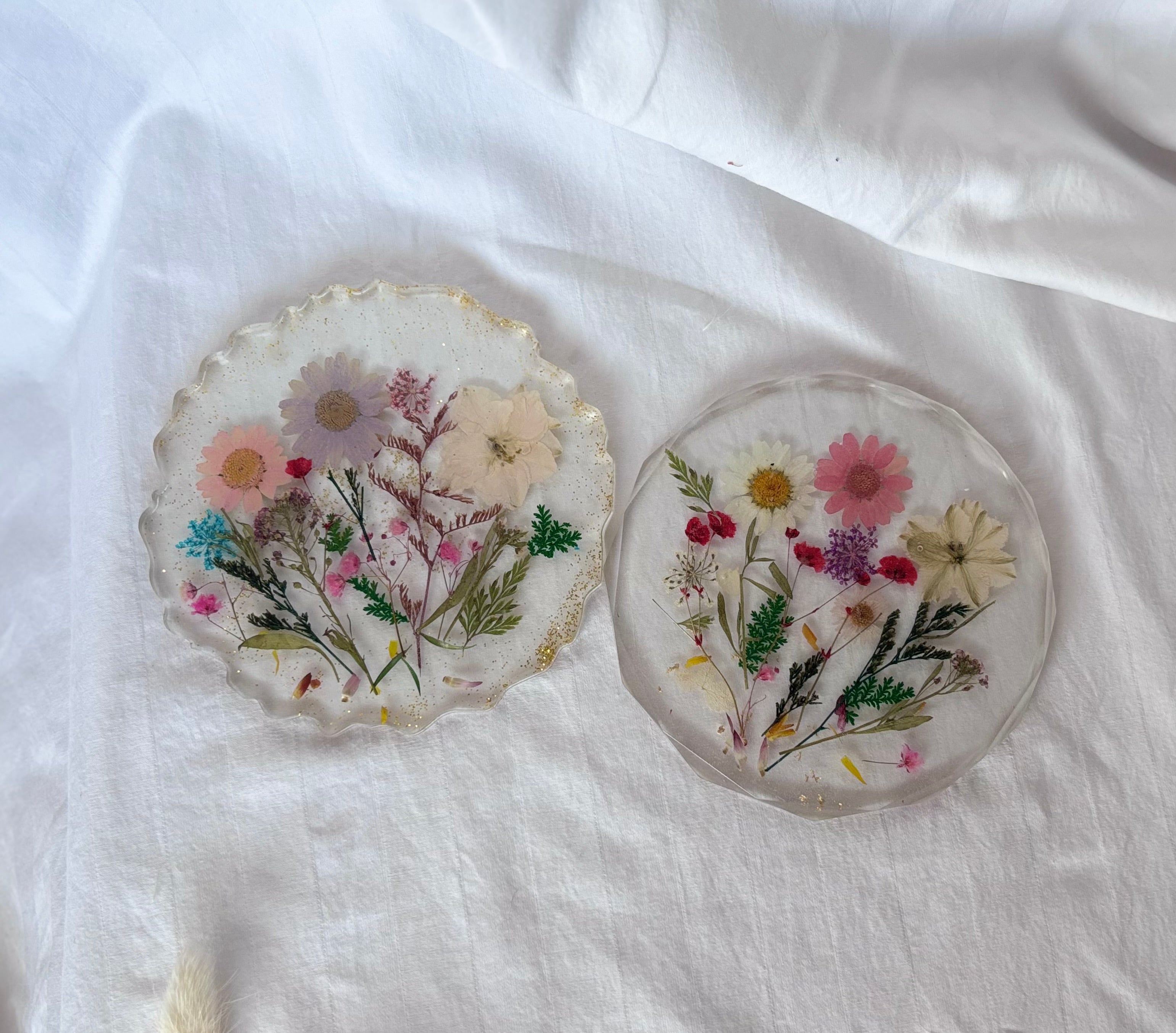 Large Floral Coasters